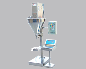 實拍半自動粉劑包裝機(jī)  速度快扭距大、可灌裝多種粉劑