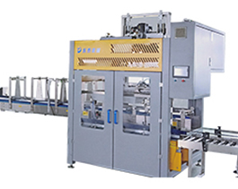 塑料桶自動(dòng)裝箱機(jī)，機(jī)油防凍液20升大桶人工裝箱太累了！