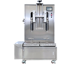 新上市雙頭稱重灌裝機(jī)運(yùn)行視頻，工廠實(shí)拍！